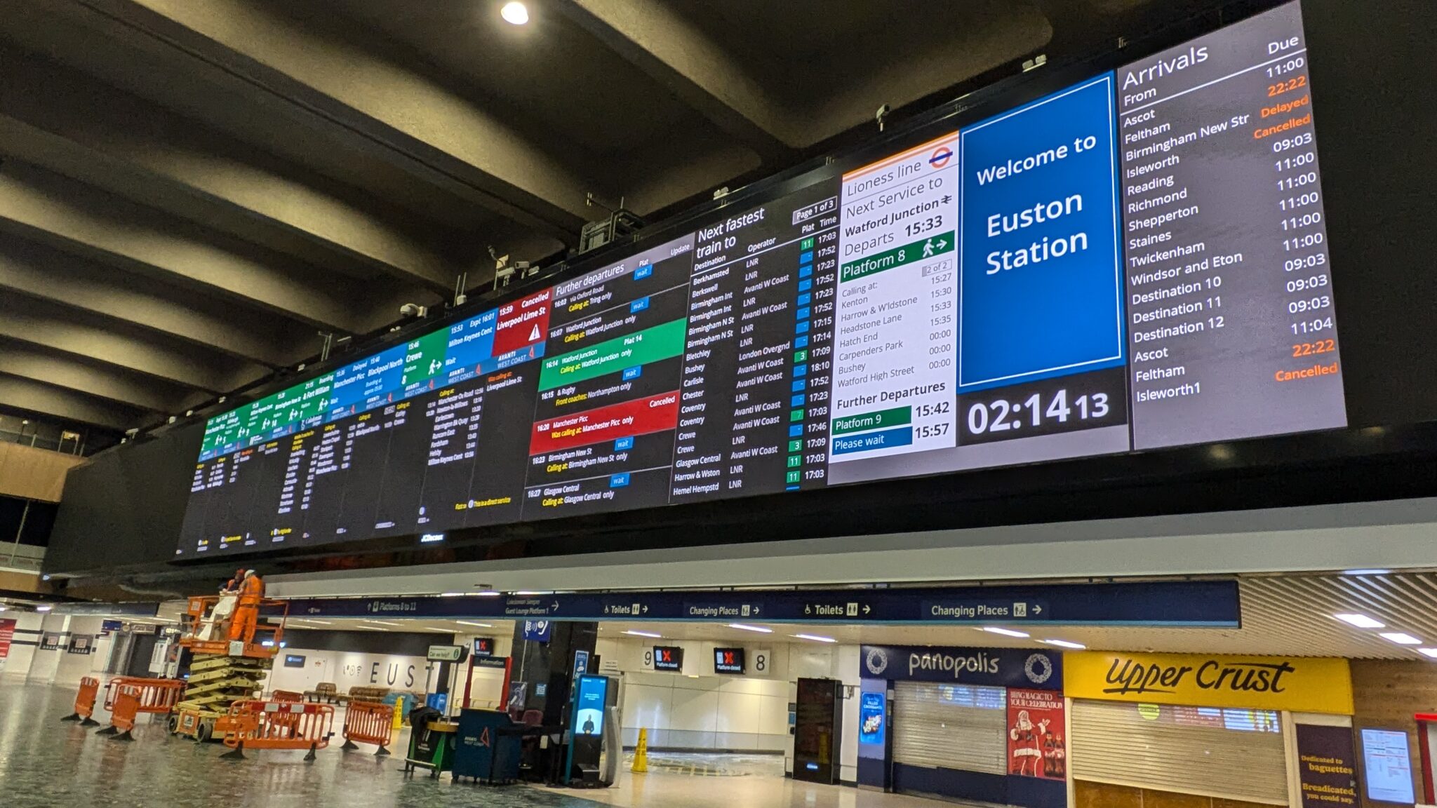 Railway Signage (LFDs & Video Walls)